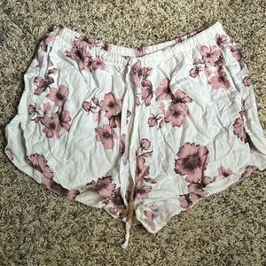 Brandy Melville Flowy Floral Shorts